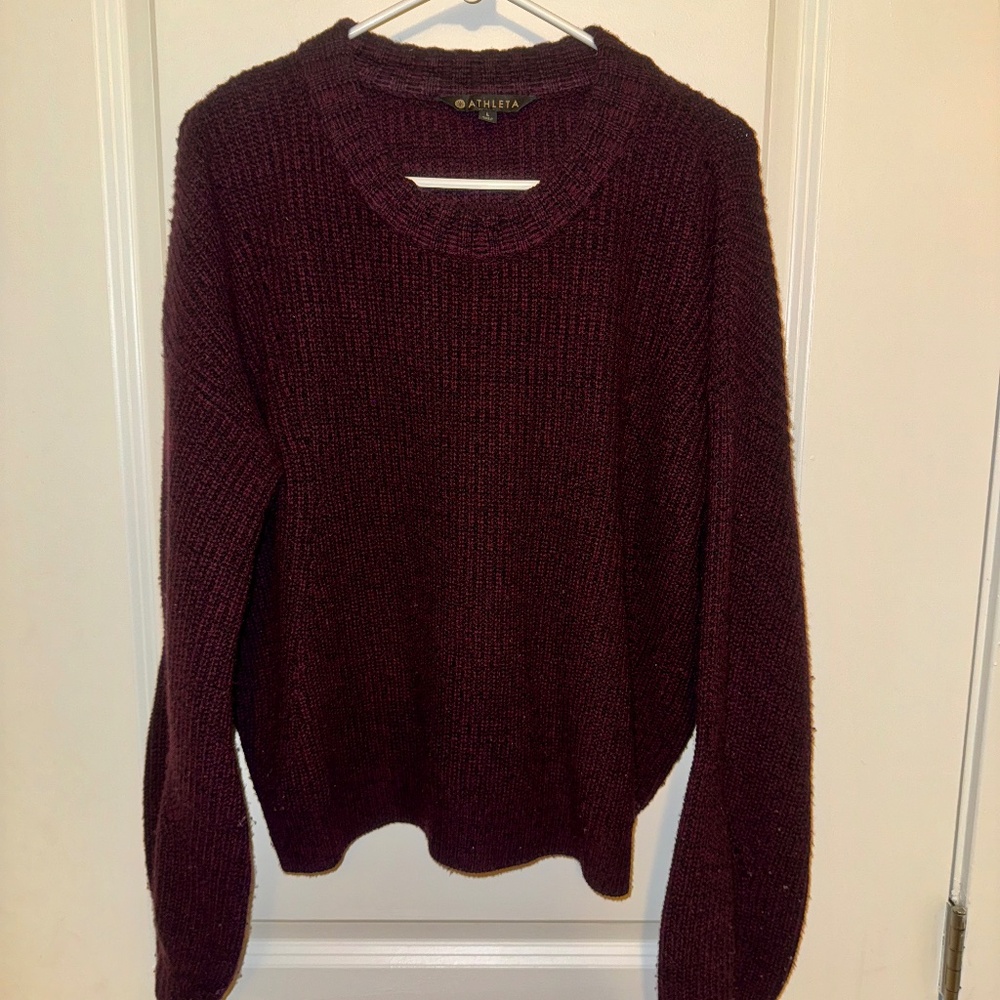 Wool & Cashmere Athleta Sweater- Size L
